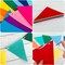 Wrapables Felt Multicolor Rainbow Pennant Banner for Birthday Parties, Baby Showers, Nurseries (Set of 3)